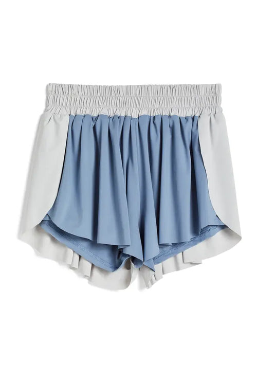 Grey 2 Tone Butterfly Shorts