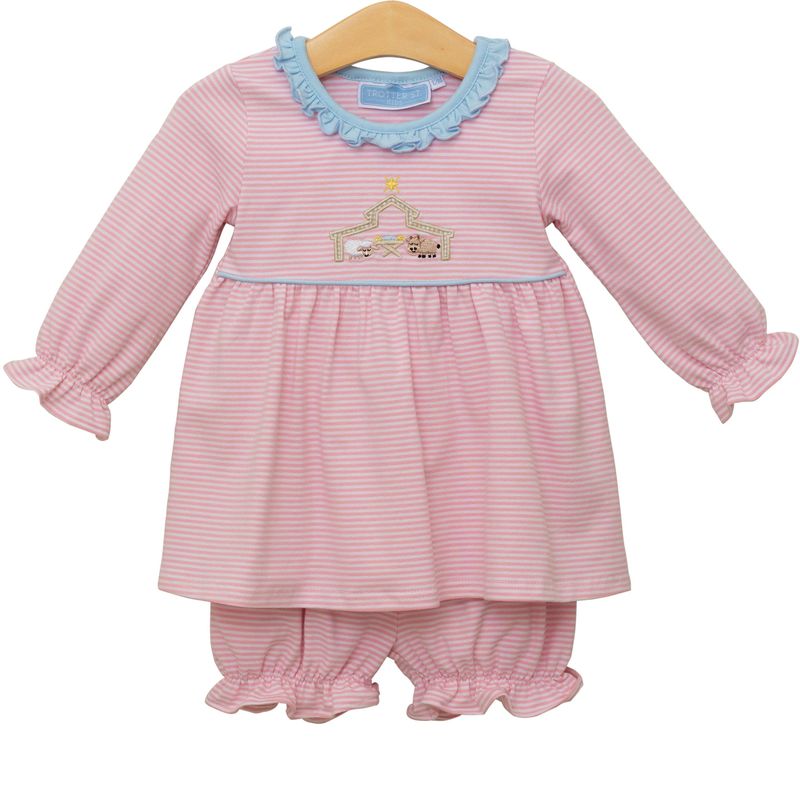 Nativity Ruffle Bloomer Set