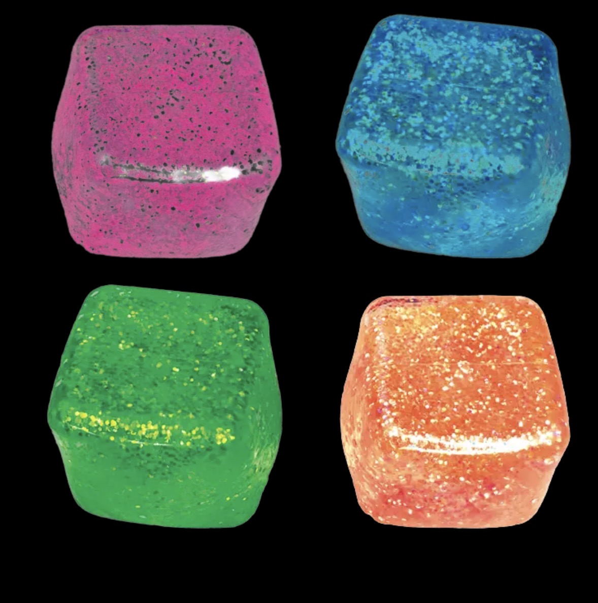 Fun Doh Glow in the Dark Squishy Cube