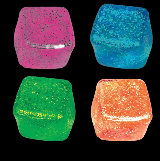 Fun Doh Glow in the Dark Squishy Cube