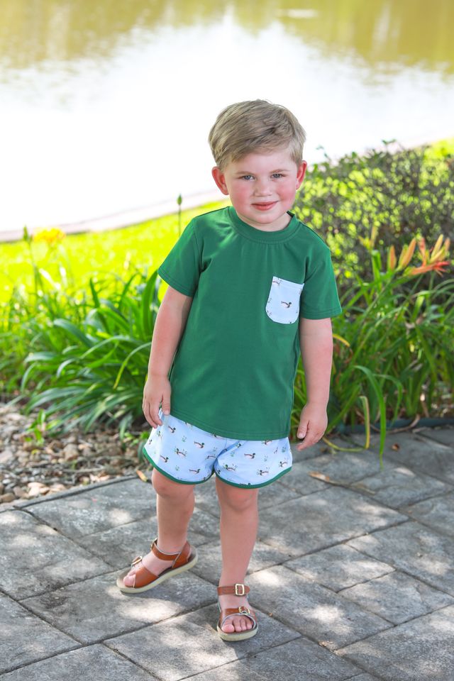 Ducks In a Row Short Set