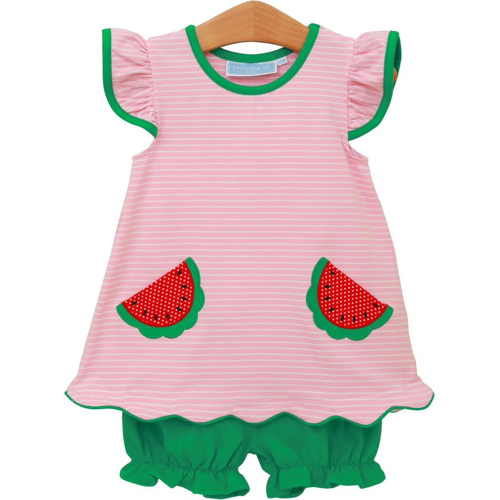 One In A Melon Bloomer Set