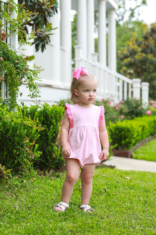 Josie Bubble Light Pink Stripe