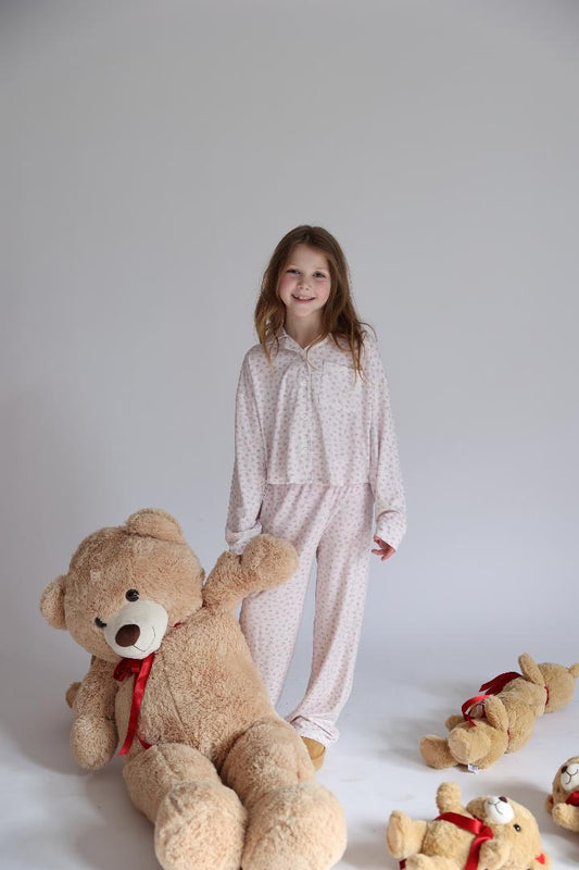 Sugar Plum Youth Daisy Pajama Set