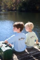 Tidal Tech Tee, Brown Trout