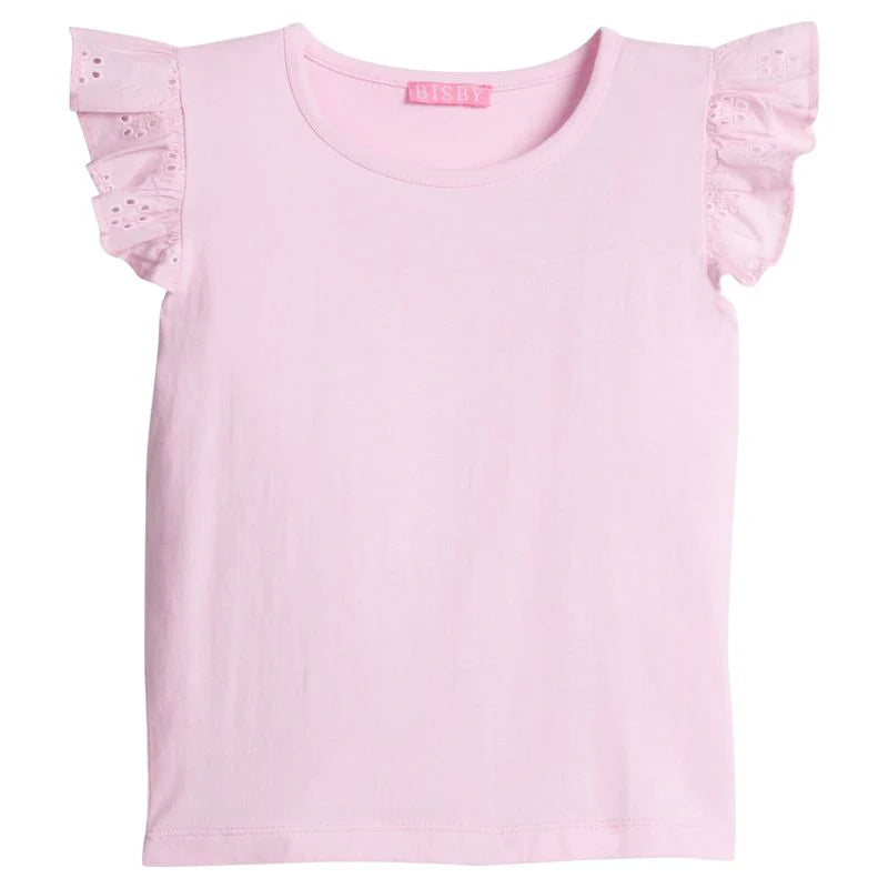 Eyelet Tank-Pink