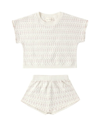 RELAXED SUMMER KNIT SET IVORY