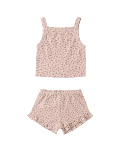 EVIE TANK + SHORTIE SET POSY