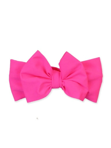 Swim Bow Headband, *NEON MAGENTA