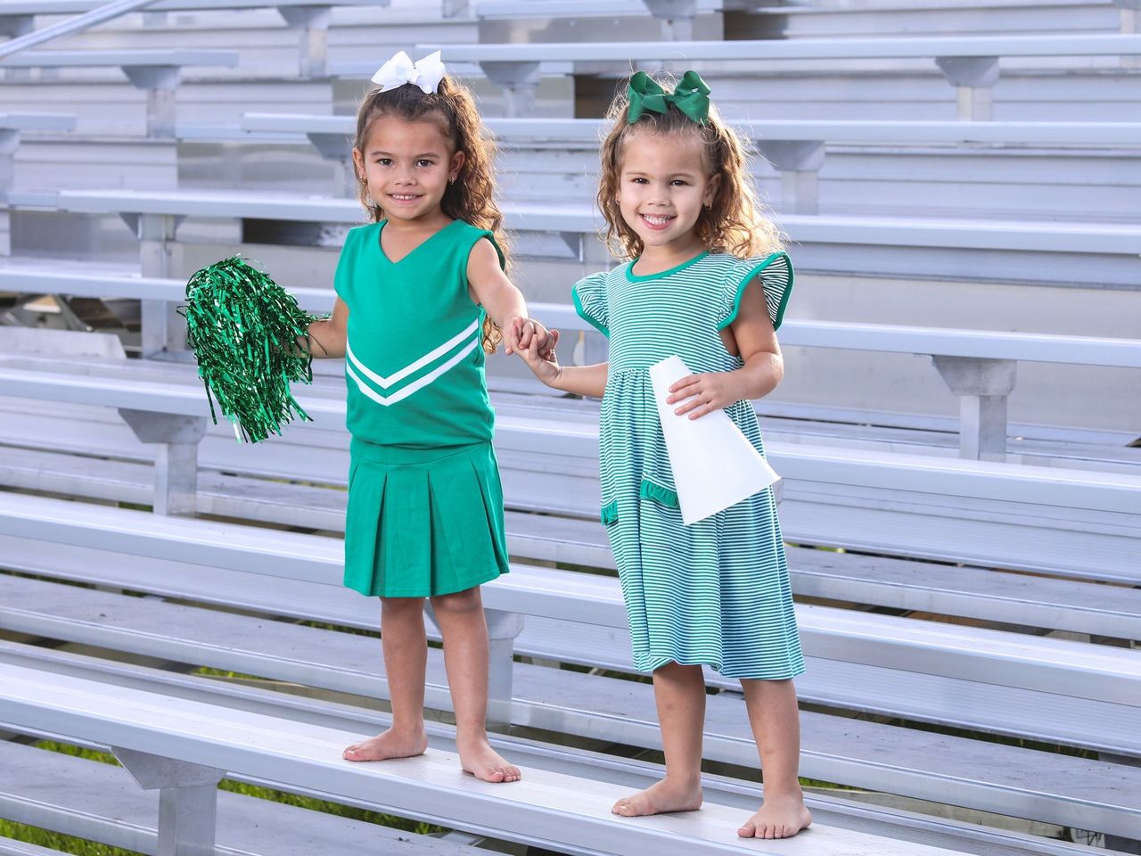 Cheer Uniform SET, Green